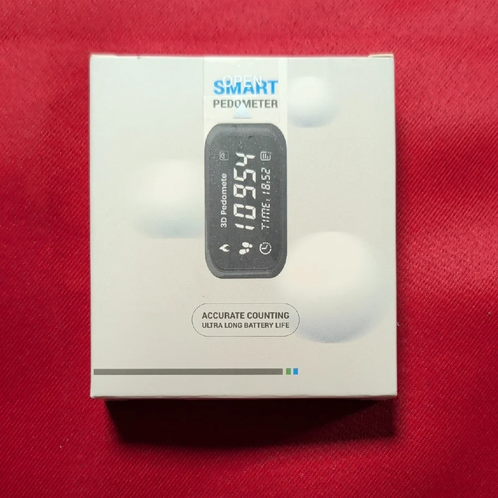 Smart Pedometer with Black Display